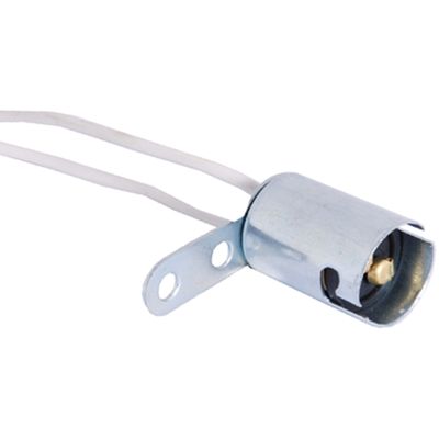 SOQUETE ADAPT C/HASTE RETA LAMP 2 POLOS PINO TRANSV FIO 13CM | COD FABR ETE 7209 17007.00