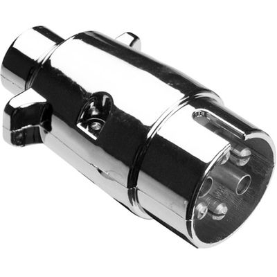 TOMADA P/ENGATE MACHO 6 POLOS CROM PLAST | COD FABR 001801 19927.18