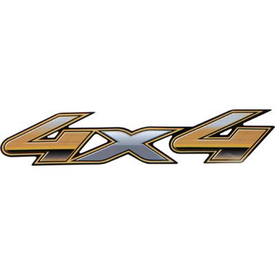 LETREIRO VINIL (4X4) HILUX 14/15 DOURADO | COD FABR 06959 26255.57