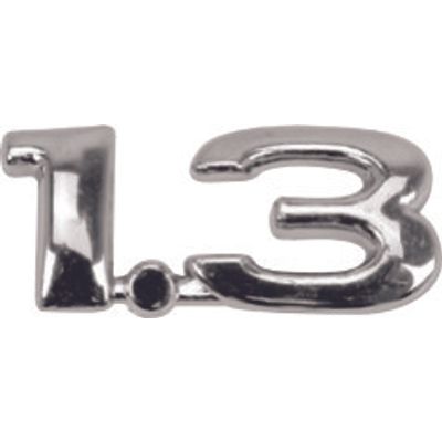 LETREIRO (1.3) VW CROM C/ ADESIVO | COD FABR 09015 26315.00 LETREIRO (1.3) VW CROM C/ ADESIVO | COD FABR 09015 26315.00