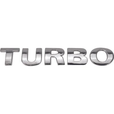 LETREIRO (TURBO) GOL G3 00/05 VOY/PAR/SAV CROM | COD FABR 09623 26365.22