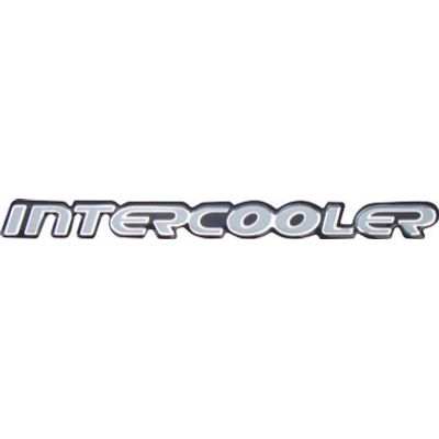 LETREIRO VINIL (INTERCOOLER) BLAZER/S10 03/05 PRATA RESINADO | COD FABR 07258 27431.53