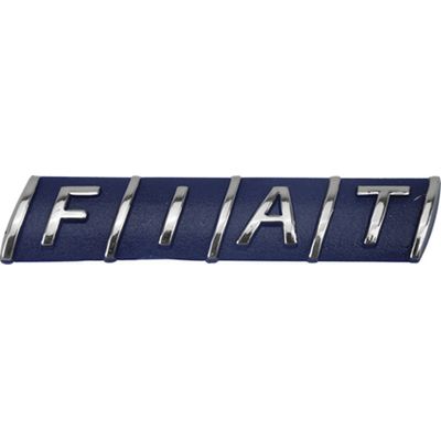 LETREIRO (FIAT) PALIO 95/00 SIENA/MAREA P/MALA AZUL/CROM | COD FABR 00550 27685.00 LETREIRO (FIAT) PALIO 95/00 SIENA/MAREA P/MALA AZUL/CROM | COD FABR 00550 27685.00