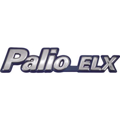 LETREIRO (PALIO ELX) 95/00 CROM FUNDO AZUL | COD FABR 00572A 27780.16