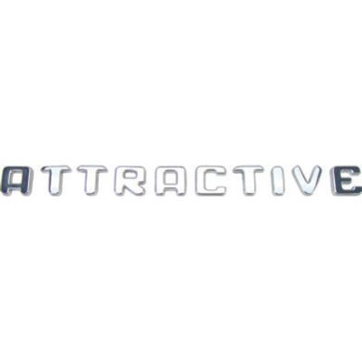 LETREIRO (ATTRACTIVE) UNO 11/16 CROM | COD FABR 13039 27780.72