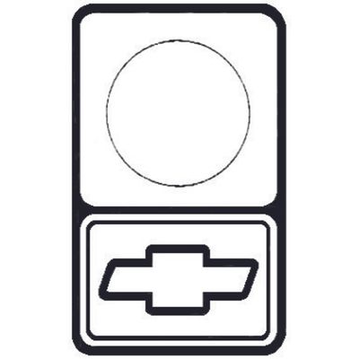 APLIQUE PROTETOR FECHADURA GM CROM | COD FABR 07026 27955.00