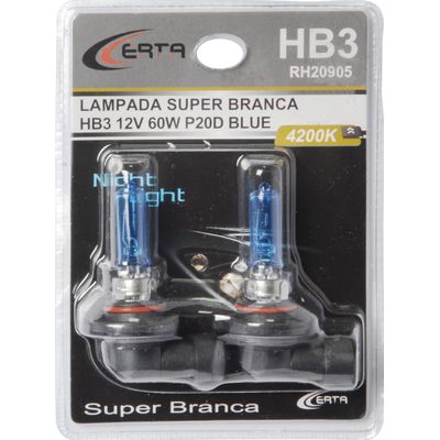 LAMP HB3 SUPER WHITE 60W 12V IMPORT 9005 4200K | COD FABR RH20905 55013.89 LAMP HB3 SUPER WHITE 60W 12V IMPORT 9005 4200K | COD FABR RH20905 55013.89
