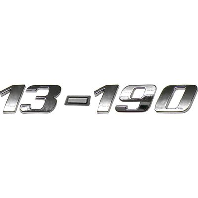 EMBLEMA PLASTICO CROMADO W 13190 EURO V- ADVANTECH | COD FABR 2270 55703.40