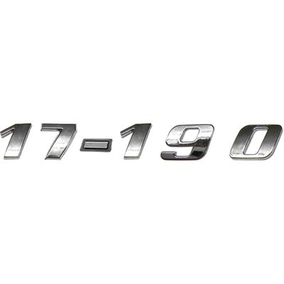 EMBLEMA PLASTICO CROMADO VW 17190 EURO V- ADVANTECH | COD FABR 2274 55703.59