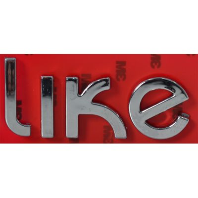 LETREIRO (LIKE) 16/25 CROM | COD FABR 13132 69750.98