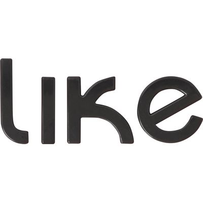 LETREIRO (LIKE) 16/25 BLACK PIANO | COD FABR 13132P 69750.99