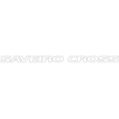 LETREIRO VINIL (SAVEIRO CROSS) 14/16 BCO | COD FABR 09762 69751.23 LETREIRO VINIL (SAVEIRO CROSS) 14/16 BCO | COD FABR 09762 69751.23