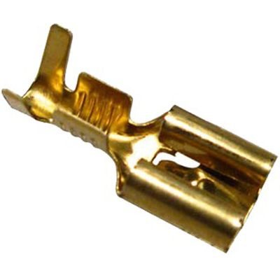 TERM FEMEA ENCAIXE 6 3 FIO 0 75/2 5MM C/TRAVA 100PCS | COD FABR ETE 7020 A 72044.23