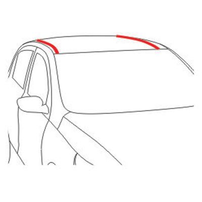 FRISO TETO SAVEIRO 09/12 CAB DUPLA MOD ORIG LD/LE PAR | COD FABR 643AC 85006.73