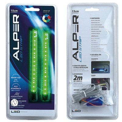 LED STRIP ADESIVO 15CM VERDE | COD FABR 7211683 72116.83 LED STRIP ADESIVO 15CM VERDE | COD FABR 7211683 72116.83