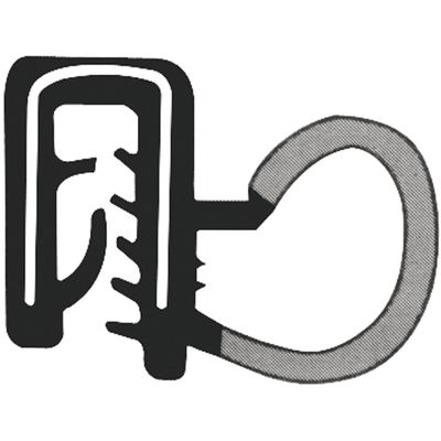 BORR.PORTA TRAS. S10 (3395MM) - ORIGINAL FIXA CARROCERIA | COD FABR 8501217 85012.17 BORR.PORTA TRAS. S10 (3395MM) - ORIGINAL FIXA CARROCERIA | COD FABR 8501217 85012.17