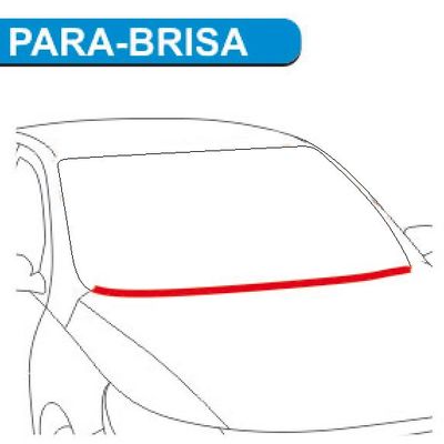 BORR P/BRISA GOL G5 08/12 ARREMATE INF PVC ALUMINIO ORIG | COD FABR PA6120 86005.68