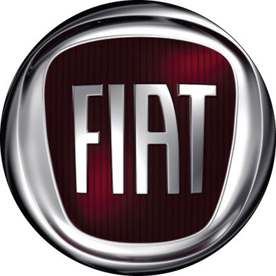 EMBLEMA BOTTON CAL LOGO FIAT 48MM VERM 4PCS RESINADO | COD FABR 25010 26253.25