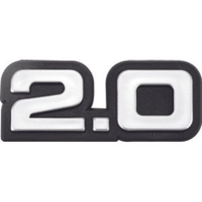 LETREIRO (2.0) MONZA 82/90 CROM | COD FABR 103B 27006.00