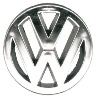 EMBLEMA LOGO GRADE VW SANTANA 84/90 CROM | COD FABR 00342 26050.00