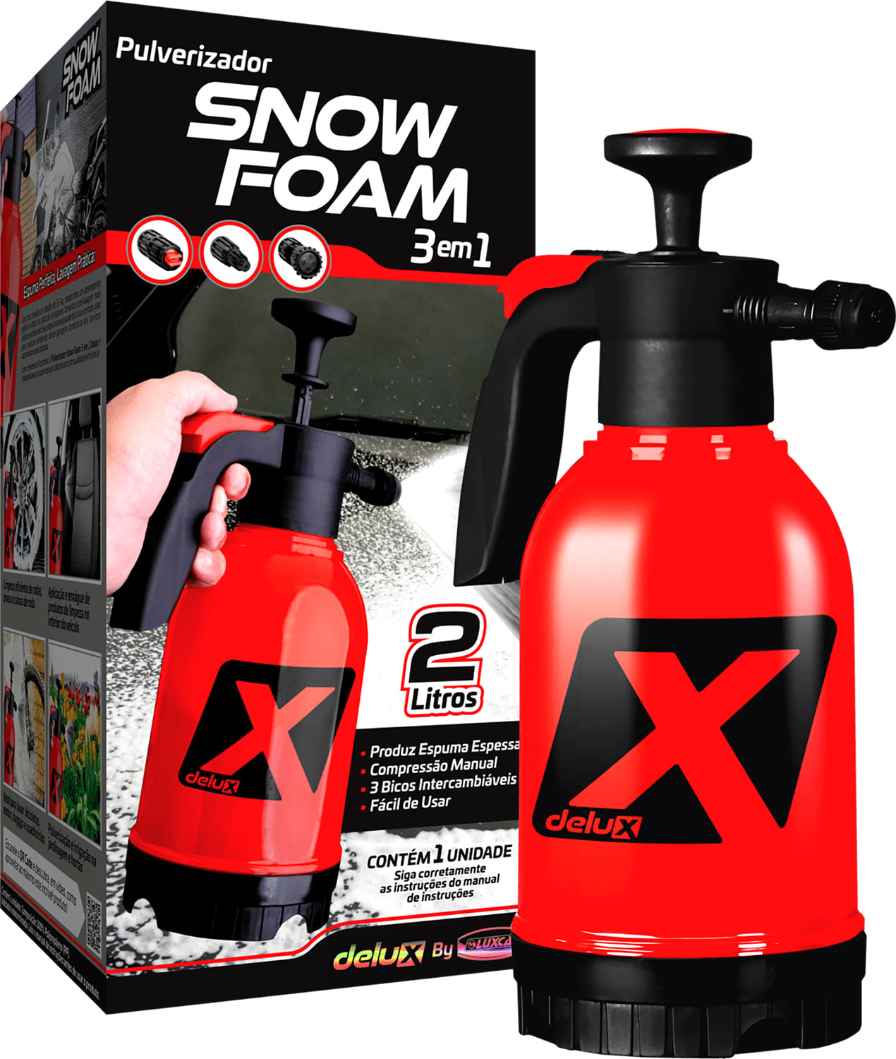 PULVERIZADOR SNOW FOAM SPRAY 2L DELUX | COD FABR 2900
