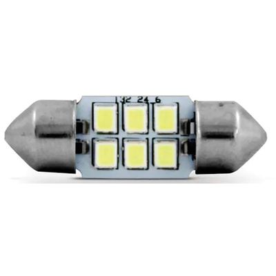 LAMP LED TORPEDO 6L 42MM 12V BRANCO PAR | COD FABR AP270 18099.63
