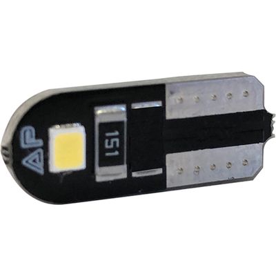 LAMP LED ESMAGADA T10 SLIM 2W 12V BRANCO PAR | COD FABR AU080 07050.39