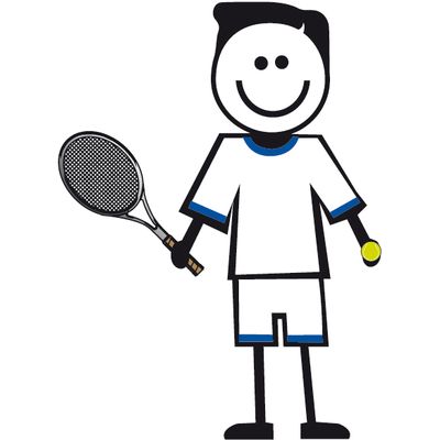 ADESIVO DECORATIVO PAI TENISTA 5PC | COD FABR PA-024 28502.16 ADESIVO DECORATIVO PAI TENISTA 5PC | COD FABR PA-024 28502.16