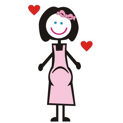 ADESIVO DECORATIVO MAE GRAVIDA MENINA 5PC | COD FABR MA005 28503.04 ADESIVO DECORATIVO MAE GRAVIDA MENINA 5PC | COD FABR MA005 28503.04