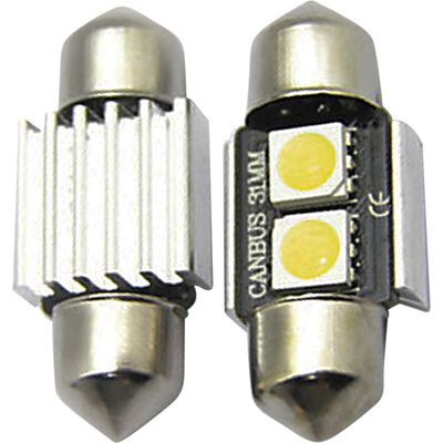 LAMP LED TORPEDO 2 SMD 5050 12V CANBUS 31MM 400L 6000K | COD FABR SLL-1231 04620.06