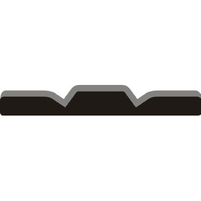 CANALETA BAIXA FLOCADA 25M | COD FABR 8830120 88301.20