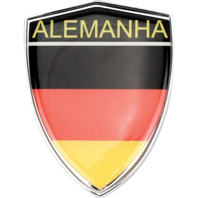 EMBLEMA ESCUDO ALEMANHA C/MOLD CROM | COD FABR 006076 26254.08