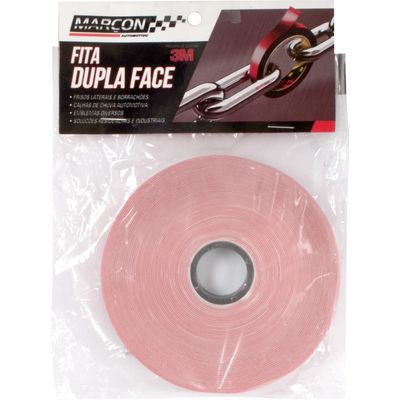 FITA DUPLA FACE 14,7MM 10M 0,8MM BRANCA ROLO | COD FABR 000817 03651.19