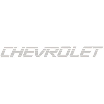 LETREIRO (CHEVROLET) D20 93/96 TAMPA TRAS GFT ADESIVA | COD FABR PL0030 27409.01