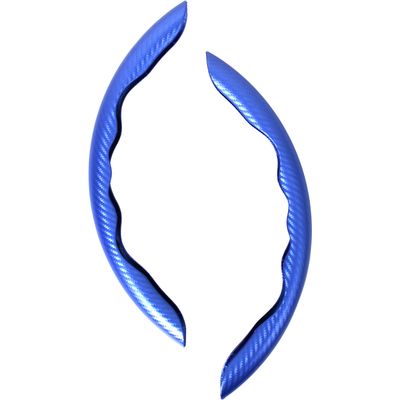 CAPA VOLANTE UNIV FIBRA CARBONO 2PCS AZUL | COD FABR 0013657 00136.57