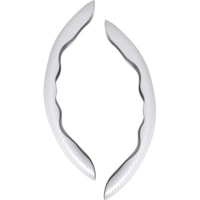 CAPA VOLANTE UNIV FIBRA CARBONO 2PCS BCO | COD FABR 0013658 00136.58