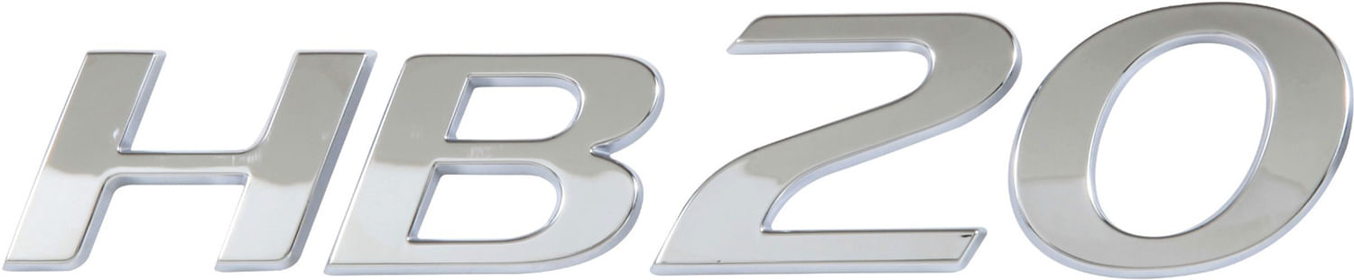 LETREIRO (HB20) 20/26 CROM | COD FABR 10126