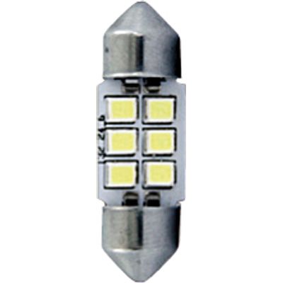 LAMP LED TORPEDO 6L 32MM 12V BRANCO PAR | COD FABR AL602 18099.53