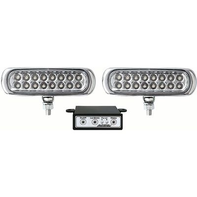 FAROL MILHA SLIM 16 LEDS UNIV 12V/24V PTO 12V BCO PAR | COD FABR AP954 18099.81
