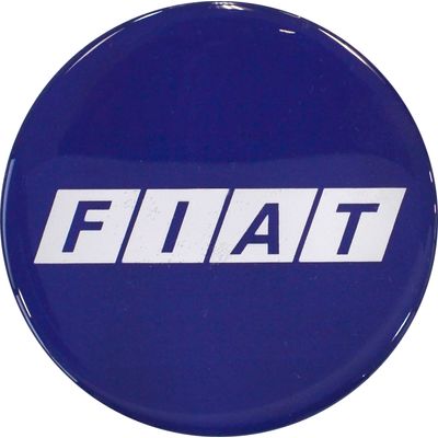 EMBLEMA BOTTON CAL LOGO FIAT 48MM AZUL | COD FABR 07093-U 28080.44