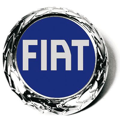 EMBLEMA LOGO GRADE FIAT PALIO 04/08 UNO/FIO 05/13 IDEA AZUL | COD FABR 13003 27780.30