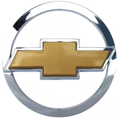 EMBLEMA LOGO GRADE GM GRAVATA CORSA 02/12 MONT DOUR/CROM | COD FABR 08211D 27373.25