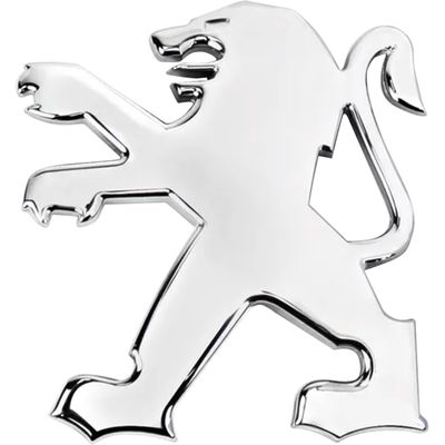 EMBLEMA LOGO P/MALA PEUGEOT 206 02/06 CROM | COD FABR 11409 26255.20