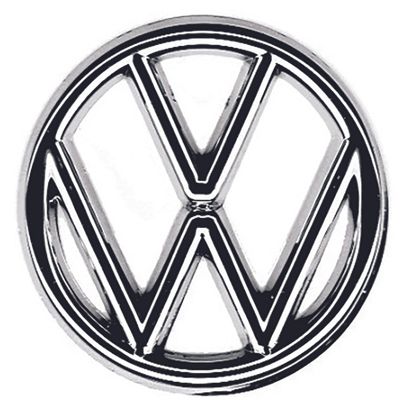 EMBLEMA LOGO P/MALA VW CROM | COD FABR 09000 26300.00