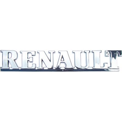 LETREIRO (RENAULT) CLIO 00/08 MEGANE/SCENIC P/MALA CROM | COD FABR 10800 28055.00