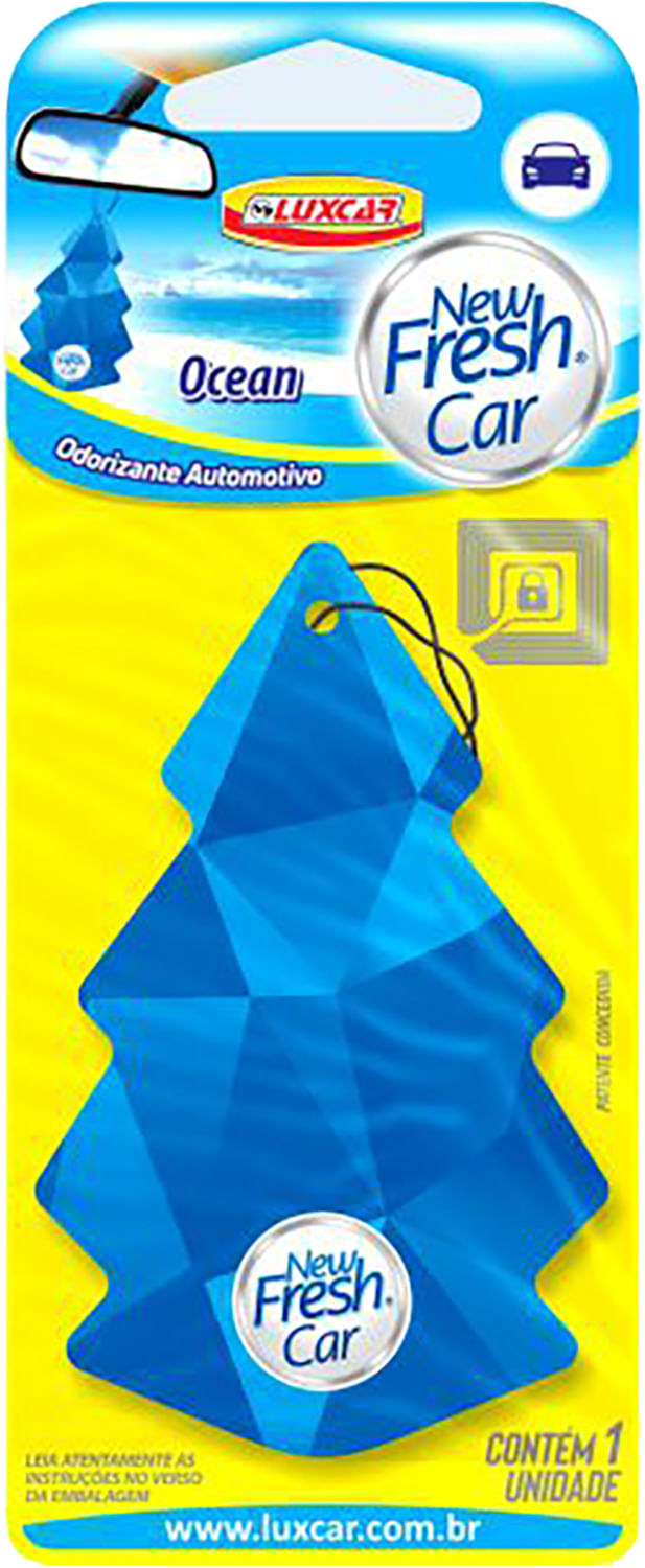 ODORIZANTE NEW FRESH CAR FOLHINHA OCEAN | COD FABR 5032