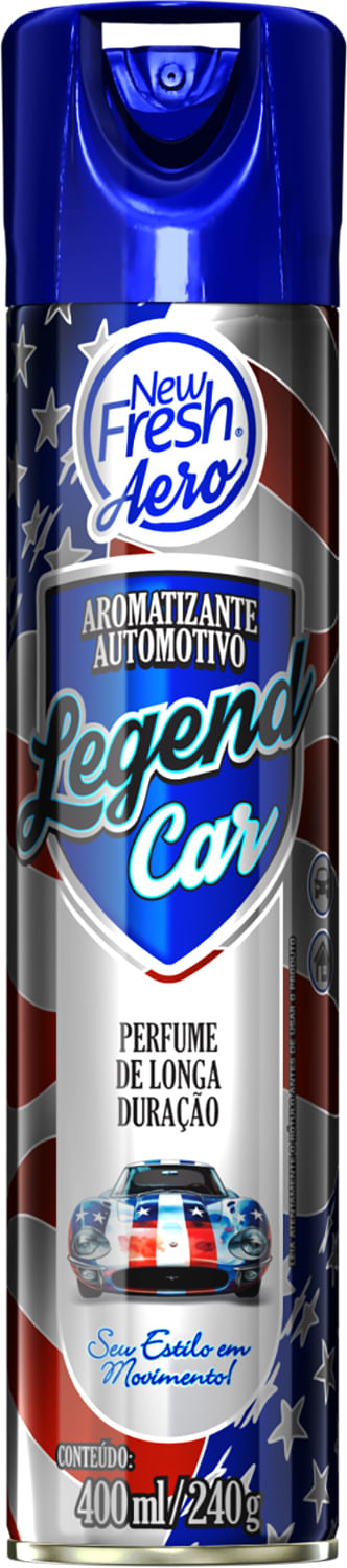 ODORIZANTE NEW FRESH AEROSOL 400ML LEGEND CAR | COD FABR 5070