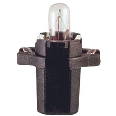 LAMP PAINEL 12V 1,2W  B8.5D BASE PLASTICA PRETA 2721MF | COD FABR 7003581 72077.45