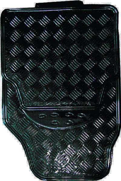 TAPETE METALICO UNIV PRETO 4PCS | COD FABR 0031127