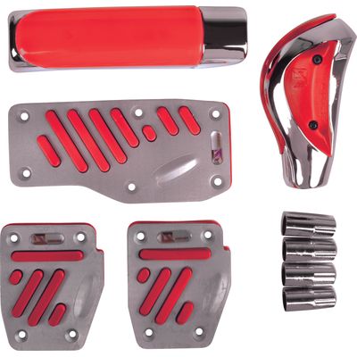 CHROME UNIV MONOPLA/PEDALEIRA/BOLA PINO VERM 4PCS | COD FABR 21.003 11180.83